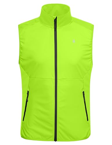 Image of Little Donkey Andy Men's Water-resistant Outerwear Vests, Stretch Windproof Vest for Cycling, Running, Golf