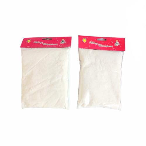 FAM 2 Packets Christmas Artificial Snow - Fake Snow For Decor -Christmas Tree Decorations - Christmas Decorations - Xmas Snowflakes
