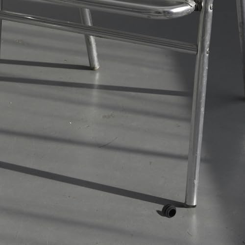 Tapones redondos para patas de silla antideslizantes con tapas de extremo protectoras 7