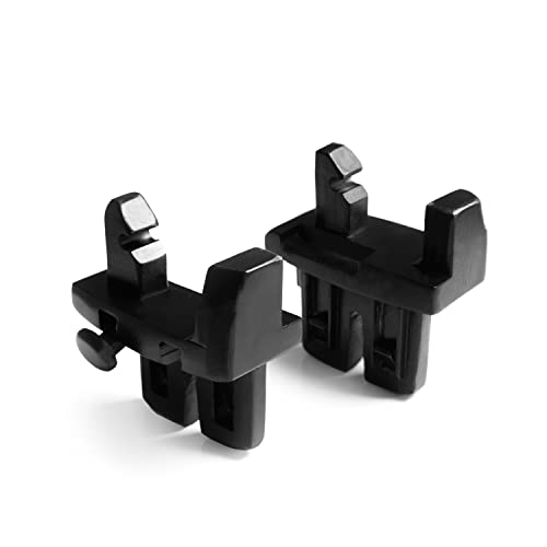 hauck Adaptateur pour Poussette Double Duett 2 et Siège Auto Comfort Fix (Non Compatible avec d’Autres Modèles), Fixation Facile par Clic, Robuste & Léger, Noir