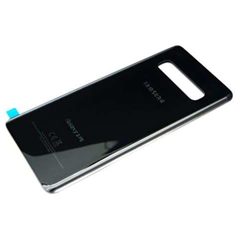 I Spot M Inc OEM Back Glass Cover Battery Door Replacement for Samsung Galaxy S10 (Black) Cover