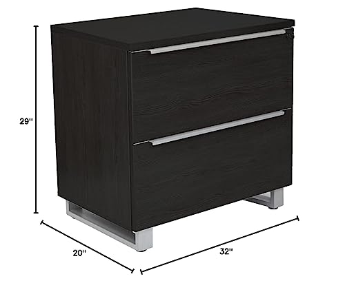 Unique Furniture K120 Lateral File Cabinet, Espresso #TOP2