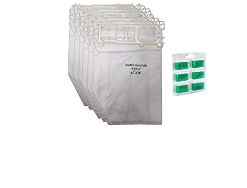 6 SACCHETTI IN MICROFIBRA + 6 PROFUMI PER FOLLETTO...