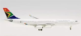 FloZ for Herpa for South African Airways for Airbus A340-200 ZS-SLF 1:500 Aircraft Pre-Built Model