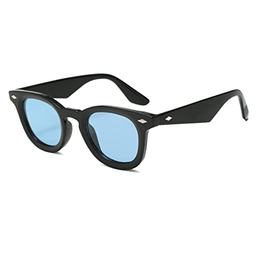 Long Keeper Round Polarized Sunglasses - Women Men Vintage Small Circle Sunglasses Retro Colorful Driving Travel Glasses