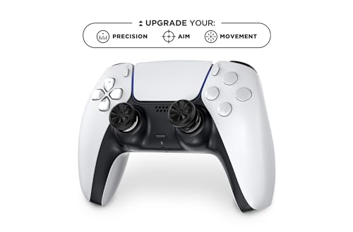 Image of KontrolFreek Aim Boost Kit for PlayStation 5 (PS5) and PlayStation 4 (PS4) Controller | Includes Performance Thumbsticks and Precision Rings | Black Galaxy Edition