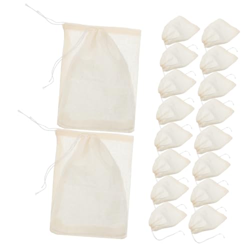 PEPLAYTAL 30 Piezas bolsa de gasa Bolsa de filtrado Bolsa de filtración de sopa bolsitas de té para té de hojas sueltas bolsitas de té de bricolaje bolsas de especias gasa de algodón