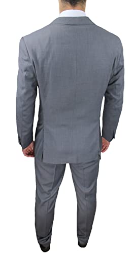 Robe homme sartoriale gris complet costume cérémonie taille 46 vêtement mariage chic - 4