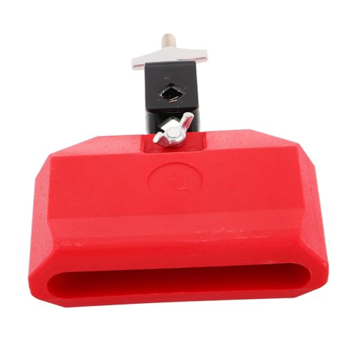 ifundom Drum Cowbell for Boys and Girls Musical Toy Metal Percussion Accessory Perfect Drum Set Accessory for School Performance