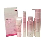 Lydia Grace Luxe Beauty Radiant Boost Clarifying Set for Face, Kbeauty Formulation, Anti-aging, Unscented, Fragrance Free, Facial Skin Care Sets and Kits
