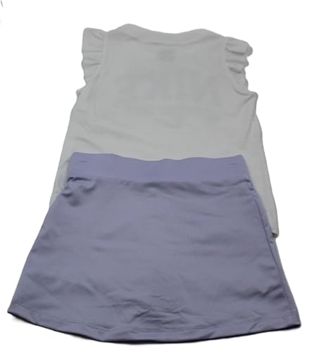 Nike Girl's Logo Tank Top and Printed Scooter Skirt Set (Little Kids)4