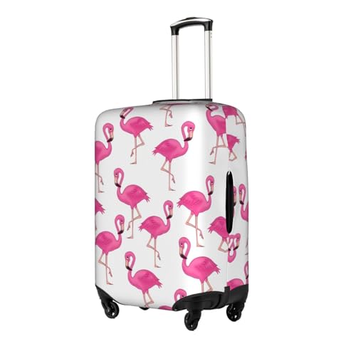 Pink Flamingo Suitcase Covers for Luggage, Dustproof Anti-scratch Wheeled Case Cover, Washable Protector Fits 25" - 29" Suitcases2