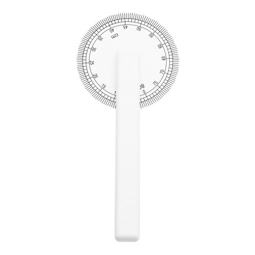 Rotating Quilting Ruler with Scaled Roller Wheel Circular Quilting Ruler for Clothing Pattern Fabric Sewing Measuring