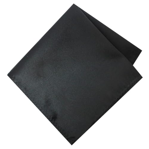 Image of LEONARDI Men's Solid Pocket Square | 30cm x 30cm | Smooth texture | Microfiber | Pack of 1 |