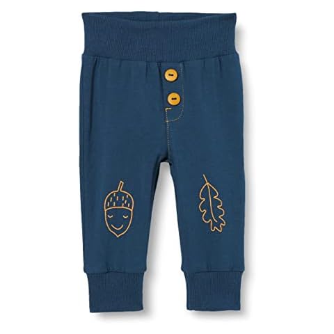 Pinokio Unisex Kid's Baby Leggins Secret, 95% Cotton, 5% Elastane Navy Blue, Forest Themes Gr. 56-98 Casual Pants, 68 Cover
