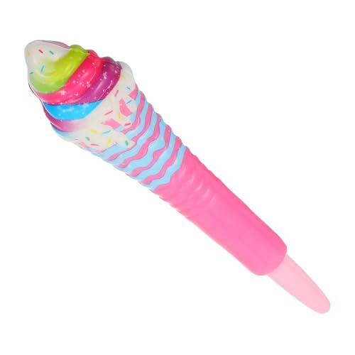 Bolígrafo de gel con diseño de helado color aqua