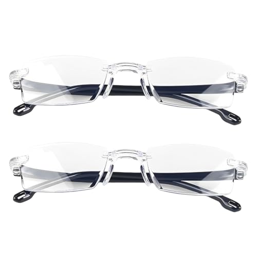 DIBLUM Gafas inteligentes con zoom,Ajuste automático de enfoque,de cerca y de lejos,Anti-Luz Azul,Gafas de lectura con zoom automático para hombres y mujeres