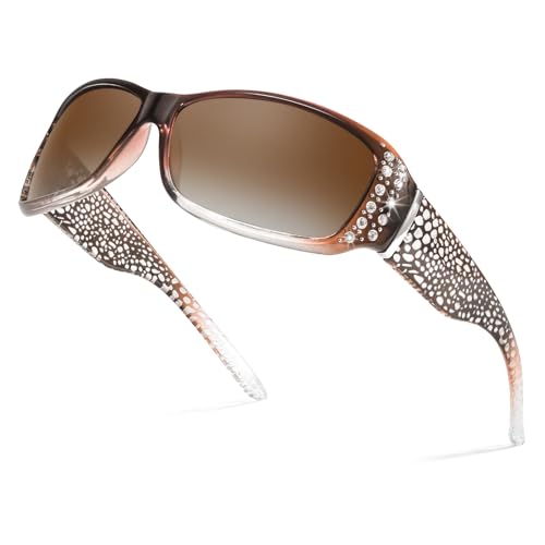 SIPHEW Polarised Sunglasses Womens Trendy Ladies Sunglasses with ...