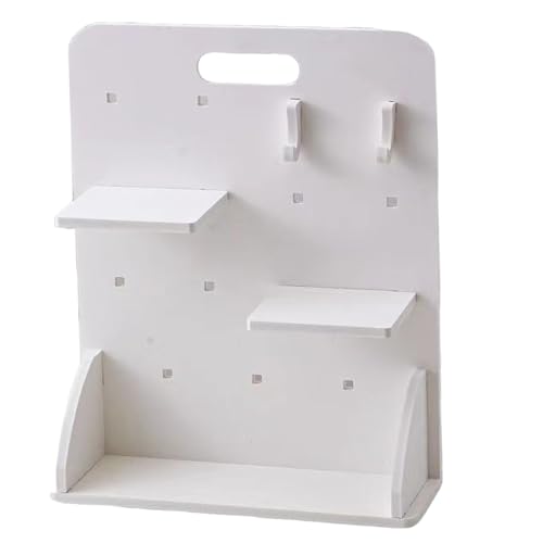 Kawaii Desk Organizer, 12 x 4 x 14 Large Cute Desk Organizer, Vertical Cute Bookshelf with 2 Divider & 2 Hook, Multi Function Desk Organizer Home Supplies