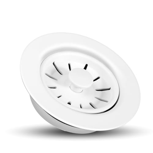 Colador y tapón para triturador de basura BOTEMY ABS blanco