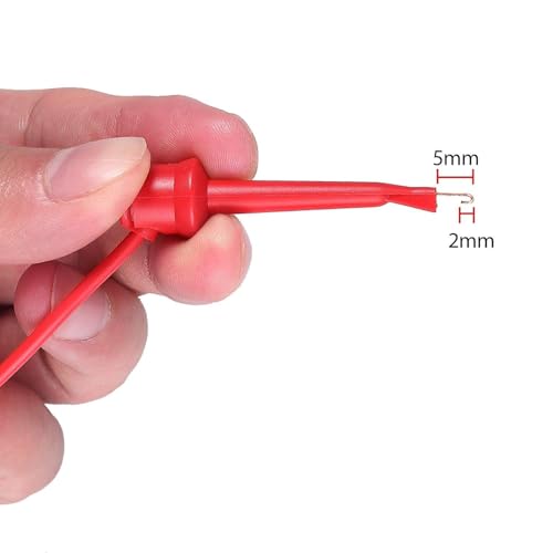 Image of Universal Oscilloscope Probe with Accessories Kit 100MHz Oscilloscope Clip Probes with BNC to Minigrabber Test Lead Kit (200 MHz Oscilloscope Clip Set-2)