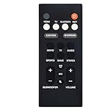 Replaced Remote fit for Yamaha Audio YAS-209 YAS-109 YAS-209BL ATS-2090 ATS-1090 ATS1080 ATS-1080 YAS1080 YAS-1080 VAF7640 Sound Bar