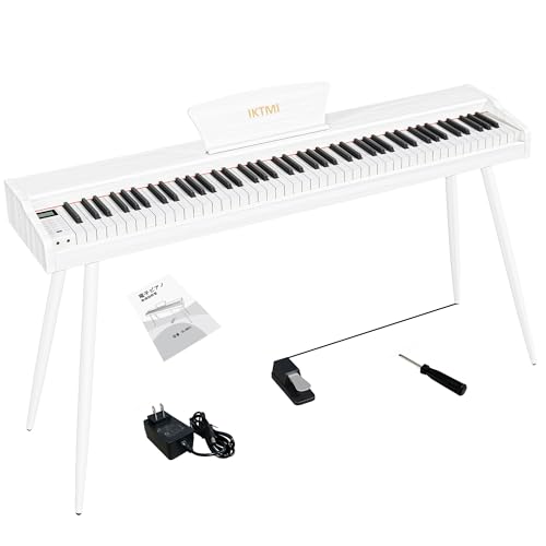 Amazon | IKTMI 電子ピアノ 88鍵盤 木製 ピアノ 88鍵 Digital