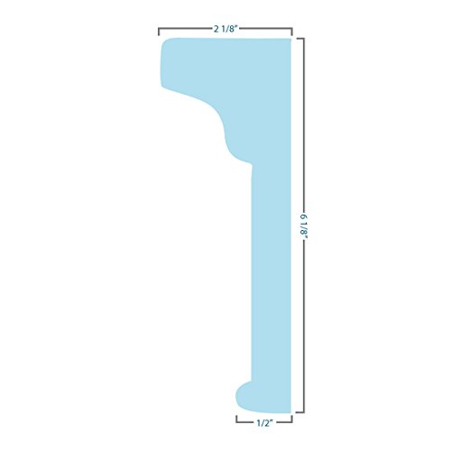 Endurathane Craftsman Crosshead w/Dentil Trim, 57" Bottom Width x 60 1/8" Top Width x 6 1/8" H x 1/2" P, Factory Primed by Ekena Millwork - Image 6