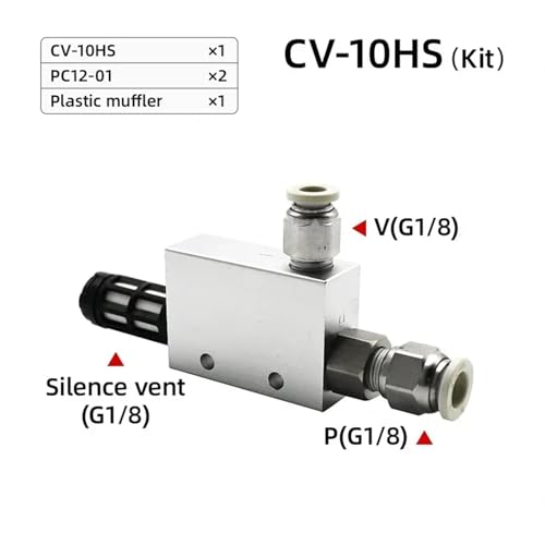 Éjecteur de vide pneumatique CV-10 pour régulation de pression industrielle