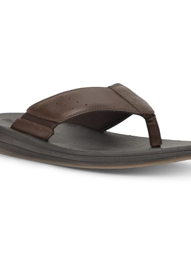 Image of Hush Puppies Men's Flip-Flops | Comfortable & Stylish Slip-On Sandals for Casual Wear | Lightweight, Durable Footwear for Beach, Everyday & Outdoor Activities