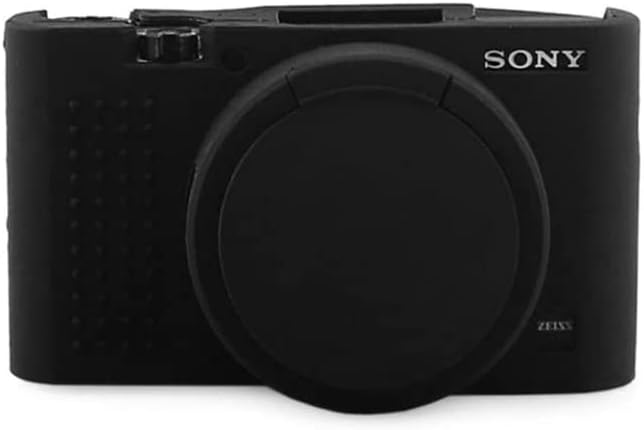 kinokoo Silicone Case for Sony DSC-RX100M2/M3/M4/M5/M6 DSC-RX100 RX100 II/RX100 III/RX100 IV/RX100 V/RX100 VI Protective Rubber Cover (Black)