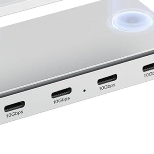 Concentrador USB-C Magnético de 10 Gbps con 4 Puertos de Datos USB 3.2 Gen2 para Escritorios 4