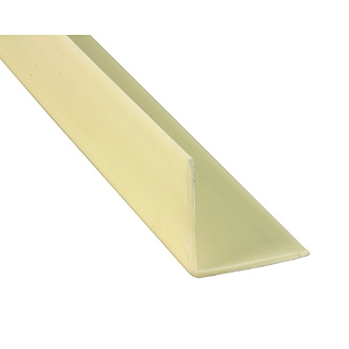 Prime-Line MP10345 1-1/8 In. x 48 In. Almond Corner Shield Blank (5 Pack)