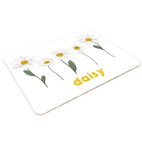 Napperons blancs Daisy en liège pour partager l'amour à table - 3