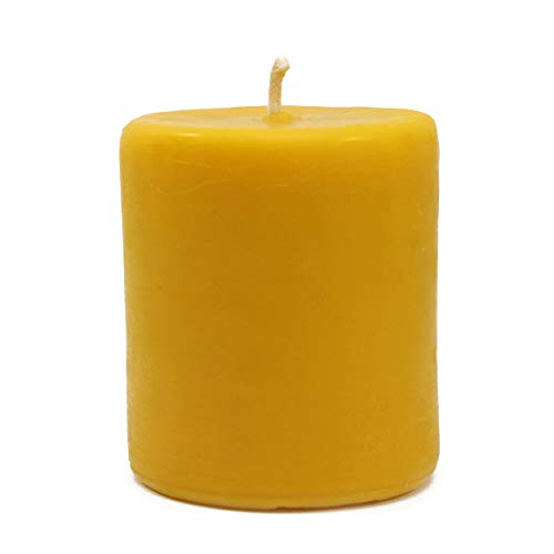 Stumpenkerze Tischkerze 6,5 x 7,5 cm 100% Bienenwachs aus BIO Imkerei,...