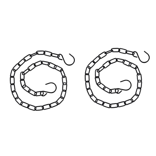 Abaodam 2sets Plant Hangers Bird Feeders for Outdoors Hanging Garden Hanging Chain Planter Hanging Chain Bird Cage Accessories Small Bird Feeder Hanging Bird Feeder 2pieces*2