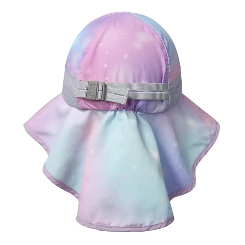 Image of icolor Kids Sun Hat UPF50+ Sun Protection Bucket Hat Toddler Summer Beach Play Hats with Neck Flap for Girl Boy Ages 3~10