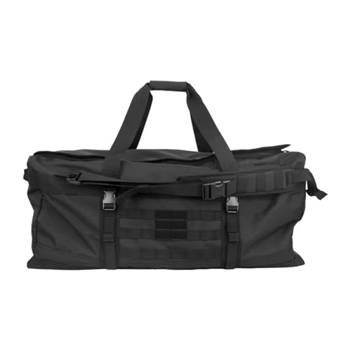 106L Luggage Duffel Bag Camping Backpack Tactical Large Bags Men's Hiking Travel Mountaineering Trip Utility Gym Weekend Duffle(Black)