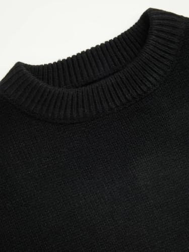 Image of CIDER Women's Goose Graphic Sweater Cute Knit Chunky Cropped Sweater Pullover Tops
