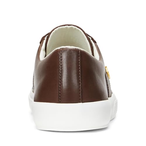 Lauren Ralph Lauren Women's Janson Ii Burnished Leather Sneakers4