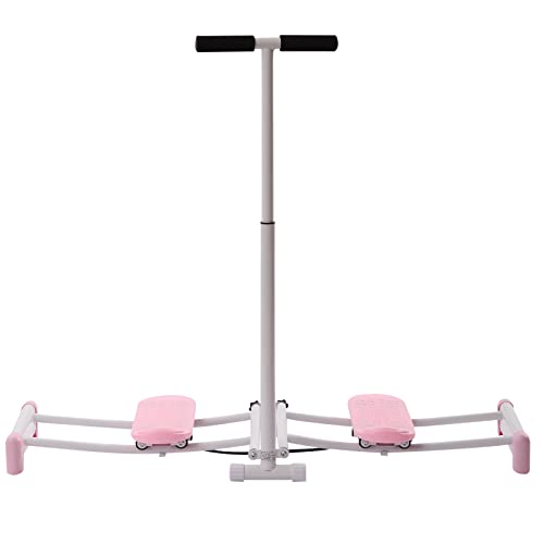 Pelvic Floor Exercise Devices Pelvic Floor Muscle Repair Strengthening Training Device for Fitness Exercise Body Shaping, Adjustable Height Range 32.68-38.59In, Max-Load 220.46Lbs (Pink)
