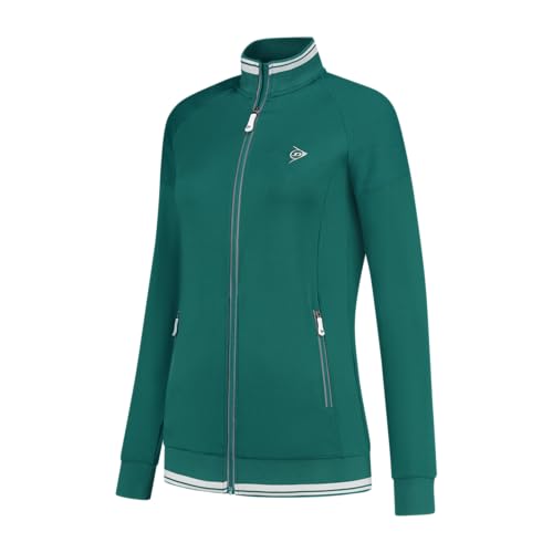 Veste de tennis femme Dunlop Club respirante pour l'entraînement en taille S