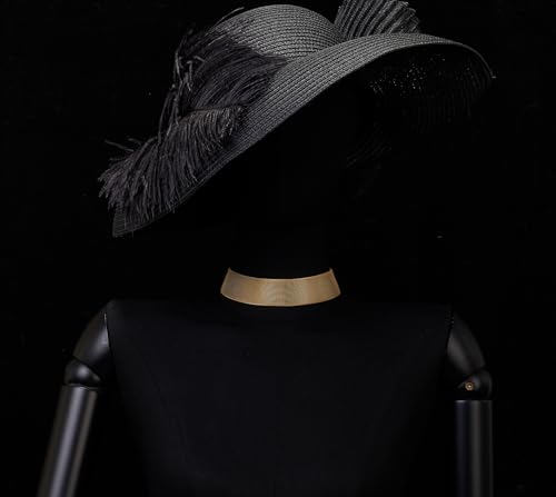 COOLSTEELANDBEYOND Mesh Choker Necklace for Women, Statement Jewelry, Fashionable Metal Collar for Parties2