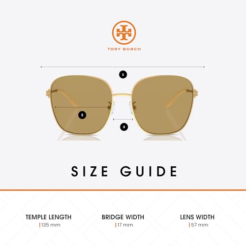 Tory Burch TY6108 Square Sunglasses for Women +BUNDLE with ACCESSORY EYEWEAR KIT4