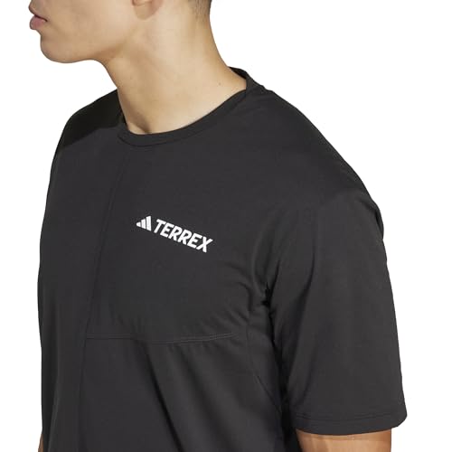 adidas Hombre Terrex Multi Climacool T-Shirt, Black, M