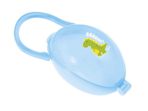 Lulabi Dinosaures Boite à Sucette en Polypropylène, Bleu Ciel Cover