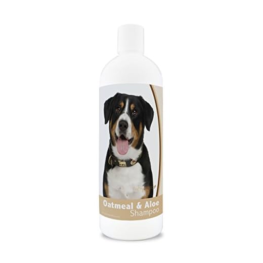 Healthy Breeds Entlebucher Mountain Dog Oatmeal Shampoo with Aloe 16 oz