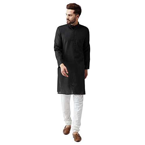 Image of SOJANYA (Since 1958, Men's Silk Blend Grey Kurta Pyjama & Silk Blend Jacket Combo
