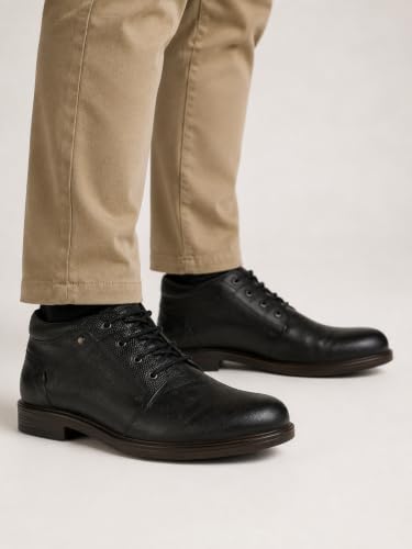 Image of Buckaroo HARKAN Full Grain Natural Leather Casual Boots for Men