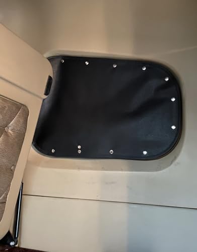 Curtains Compatible with Freightliner Columbia Coronado Century Upper Window Curtain. Set of 2. Windows Covers Sleeper Window Covers Truck Curtain. (Black)